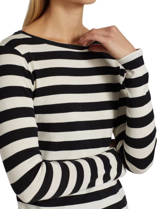 Nili Lotan Striped Long Sleeve Top 7 Nili Lotan Striped Long Sleeve Top - Image 5