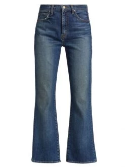 Nili Lotan Bootcut Mid-Rise Jeans