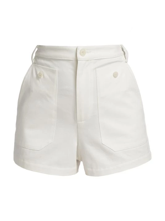 Nili Lotan Augusta Cotton Twill Shorts 3 Nili Lotan Augusta Cotton Twill Shorts