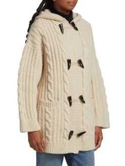 Nili Lotan Hansel Hooded Cable-Knit Cardigan -Nili Lotan And Workman Publishing Sales unnamed file 672