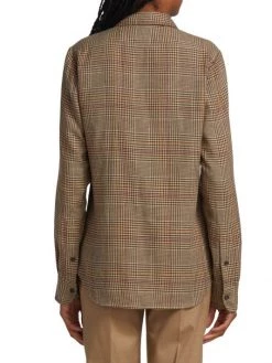 Nili Lotan Libby Plaid Button-Front Shirt -Nili Lotan And Workman Publishing Sales unnamed file 68