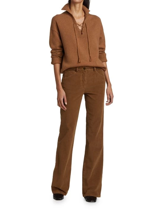 Nili Lotan Celia Corduroy Pants Gunmetal 4 Nili Lotan Celia Corduroy Pants Gunmetal - Image 2