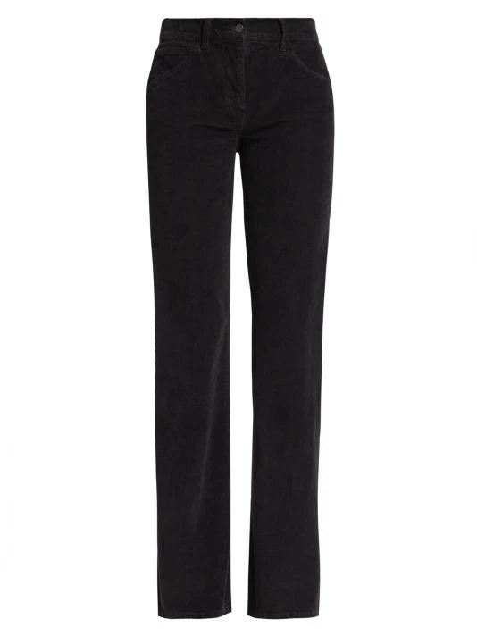 Nili Lotan Celia Corduroy Pants Gunmetal 6 Nili Lotan Celia Corduroy Pants Gunmetal - Image 4