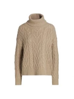 Nili Lotan Gigi Cable Knit Cashmere Sweater Arabian Sand -Nili Lotan And Workman Publishing Sales unnamed file 715