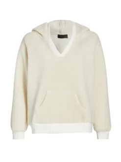 Nili Lotan Sherpa Pullover Hoodie