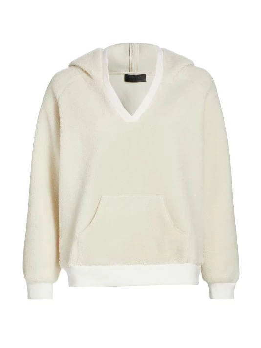 Nili Lotan Sherpa Pullover Hoodie 3 Nili Lotan Sherpa Pullover Hoodie