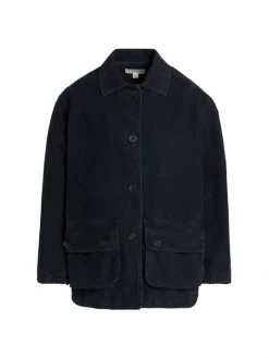 Nili Lotan Connor Button Jacket Camo Green