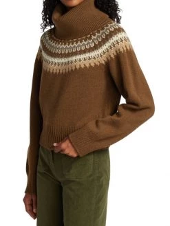 Nili Lotan Alesander Fair-Isle Turtleneck Sweater -Nili Lotan And Workman Publishing Sales unnamed file 74