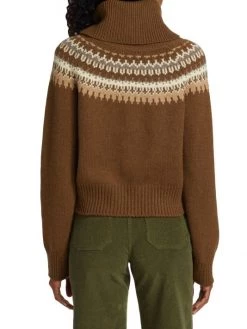 Nili Lotan Alesander Fair-Isle Turtleneck Sweater -Nili Lotan And Workman Publishing Sales unnamed file 75