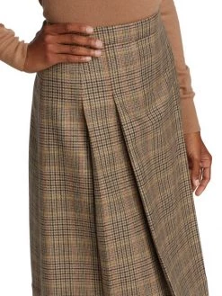 Nili Lotan Rosemonde Pleated Plaid Skirt 14 Nili Lotan Rosemonde Pleated Plaid Skirt -Nili Lotan And Workman Publishing Sales unnamed file 754