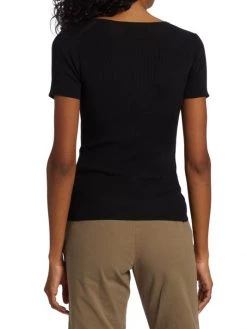 Nili Lotan Wells Ribbed Cotton Lace-Up Sweater -Nili Lotan And Workman Publishing Sales unnamed file 760