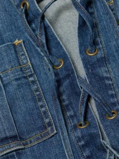 Nili Lotan Monique Lace-Up Stretch Denim Top 15 Nili Lotan Monique Lace-Up Stretch Denim Top -Nili Lotan And Workman Publishing Sales unnamed file 815