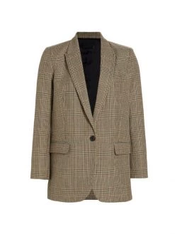 Nili Lotan Diane Single-Breasted Blazer