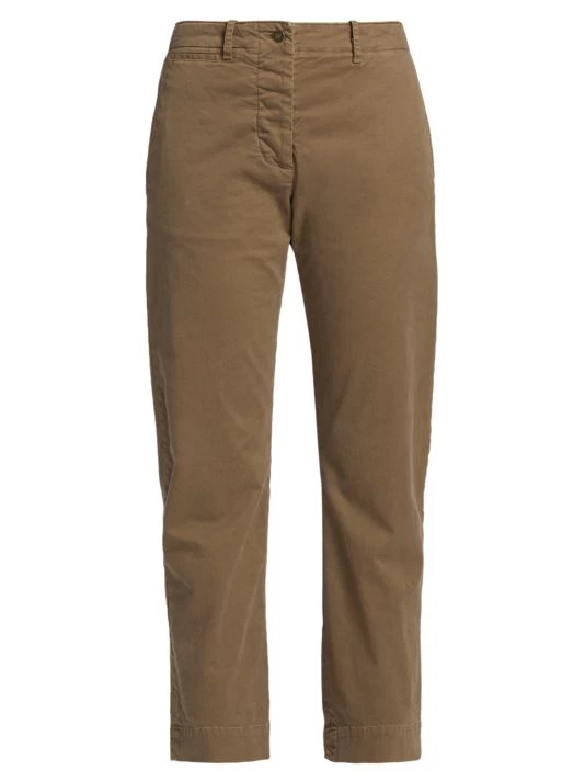 Nili Lotan Tomboy Straight-Leg Cropped Pants White 7 Nili Lotan Tomboy Straight-Leg Cropped Pants White - Image 5