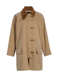 Nili Lotan Jessy Corduroy-Embellished Canvas Jacket