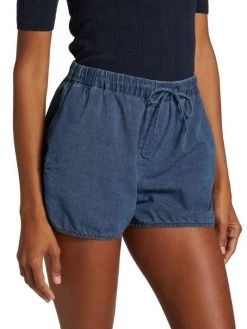 Nili Lotan Tilly Chambray Drawstring Shorts 12 Nili Lotan Tilly Chambray Drawstring Shorts -Nili Lotan And Workman Publishing Sales unnamed file 845