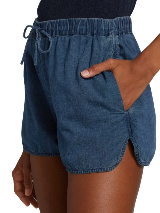 Nili Lotan Tilly Chambray Drawstring Shorts 8 Nili Lotan Tilly Chambray Drawstring Shorts - Image 6