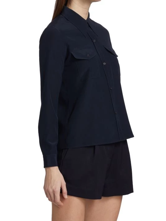 Nili Lotan Ninette Silk Button-Front Shirt 6 Nili Lotan Ninette Silk Button-Front Shirt - Image 4