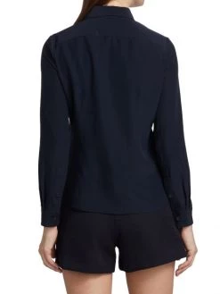 Nili Lotan Ninette Silk Button-Front Shirt 13 Nili Lotan Ninette Silk Button-Front Shirt -Nili Lotan And Workman Publishing Sales unnamed file 859