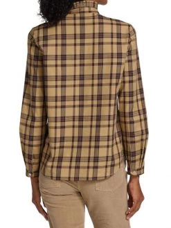 Nili Lotan Gretta Plaid Cotton Blouse 13 Nili Lotan Gretta Plaid Cotton Blouse -Nili Lotan And Workman Publishing Sales unnamed file 873