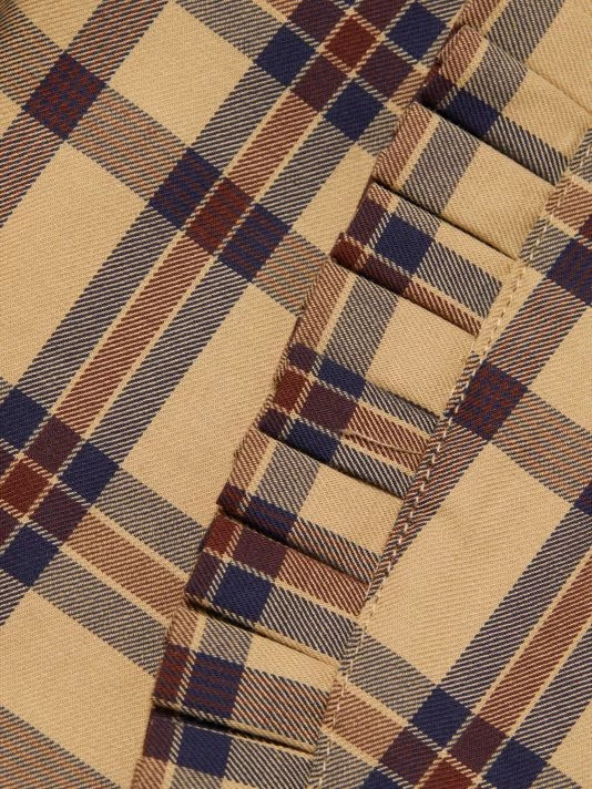 Nili Lotan Gretta Plaid Cotton Blouse 9 Nili Lotan Gretta Plaid Cotton Blouse - Image 7