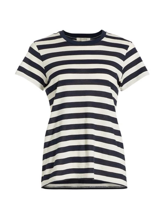 Nili Lotan Lana Striped Cotton Jersey T-Shirt 3 Nili Lotan Lana Striped Cotton Jersey T-Shirt