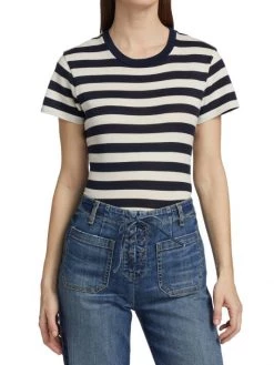 Nili Lotan Lana Striped Cotton Jersey T-Shirt 11 Nili Lotan Lana Striped Cotton Jersey T-Shirt -Nili Lotan And Workman Publishing Sales unnamed file 878