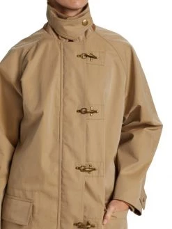 Nili Lotan Jessy Corduroy-Embellished Canvas Jacket -Nili Lotan And Workman Publishing Sales unnamed file 89