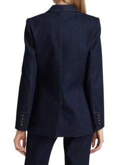 Nili Lotan Denim Single-Breasted Blazer 13 Nili Lotan Denim Single-Breasted Blazer -Nili Lotan And Workman Publishing Sales unnamed file 924