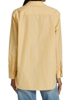 Nili Lotan Kristen Stripe Cotton Shirt -Nili Lotan And Workman Publishing Sales unnamed file 949