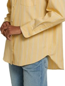 Nili Lotan Kristen Stripe Cotton Shirt -Nili Lotan And Workman Publishing Sales unnamed file 950