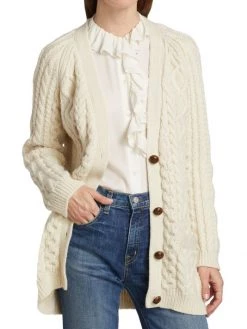 Nili Lotan Orion Cable Knit Wool Cardigan 11 Nili Lotan Orion Cable Knit Wool Cardigan -Nili Lotan And Workman Publishing Sales unnamed file 965